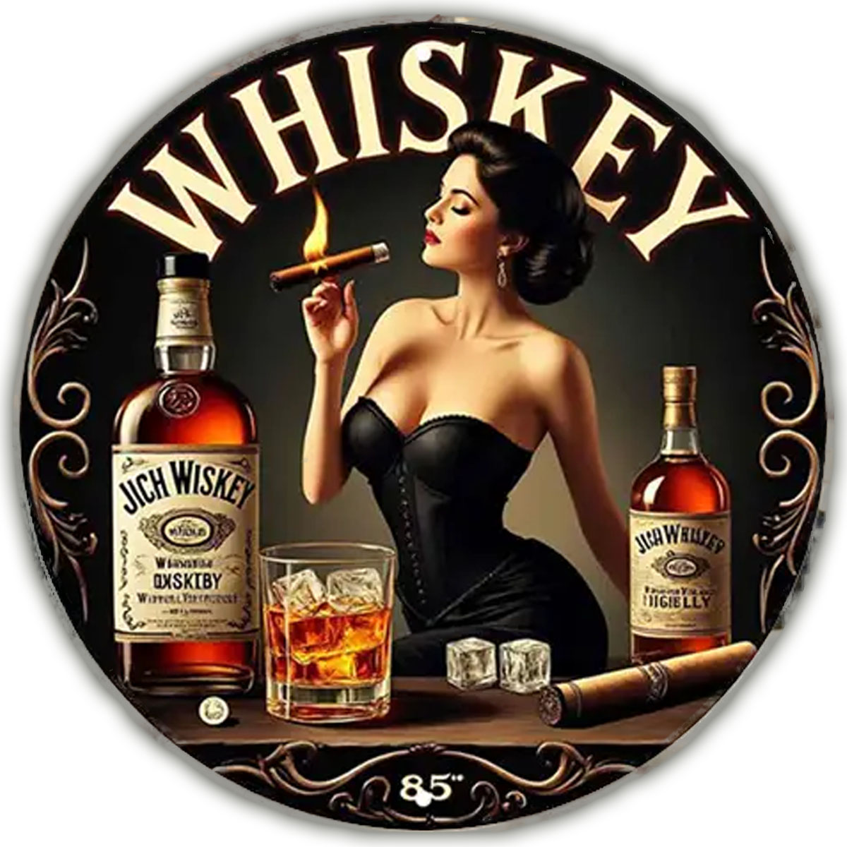 Retro Vintage Schild *Whiskey* Retro Vintage Schild *Whiskey*