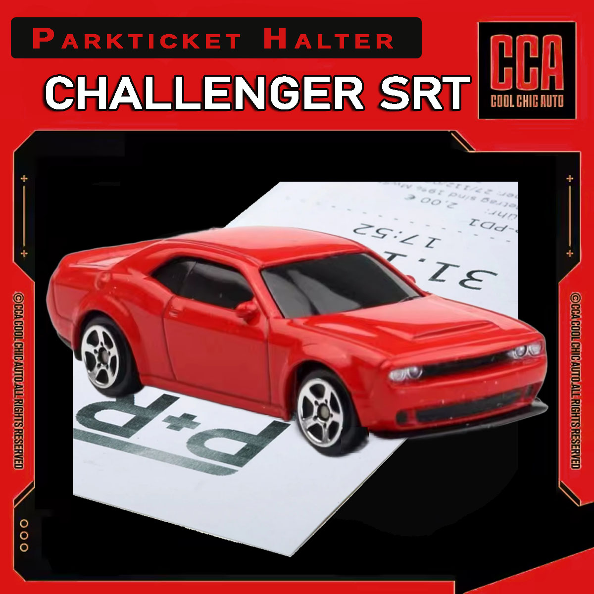 Dodge Challenger SRT - Parkscheinhalter 1