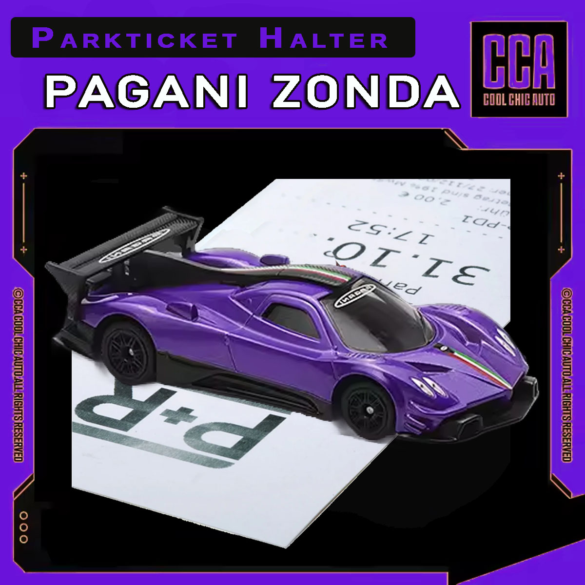 Pagani Zonda R - Parkscheinhalter