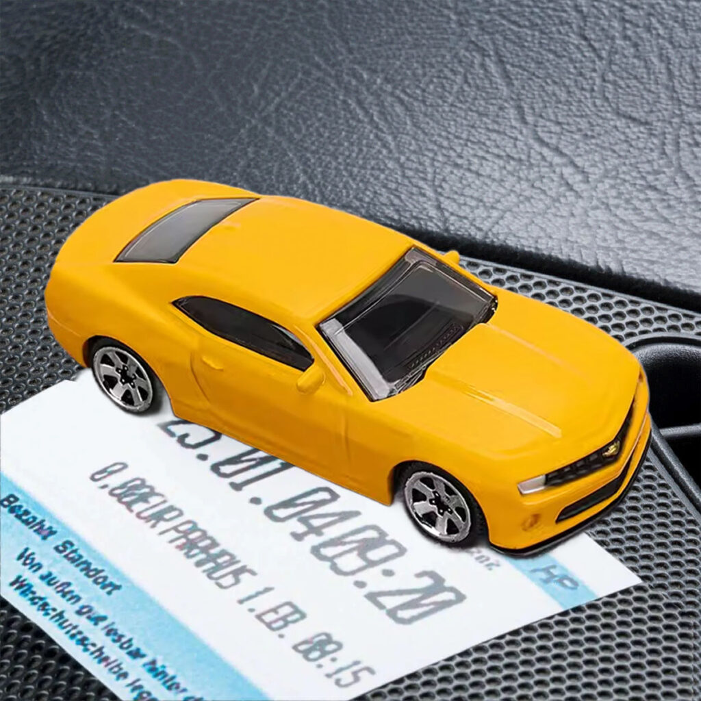 Camaro SS - Parkscheinhalter (orange)1