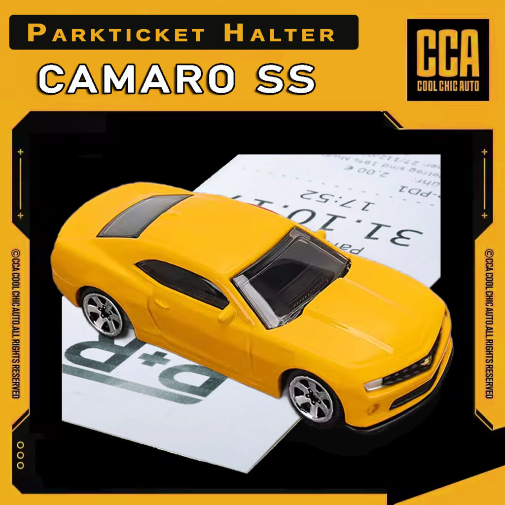 Camaro SS - Parkscheinhalter (orange)