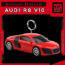 Audi R8 V10 - Kartenhalter (rot)
