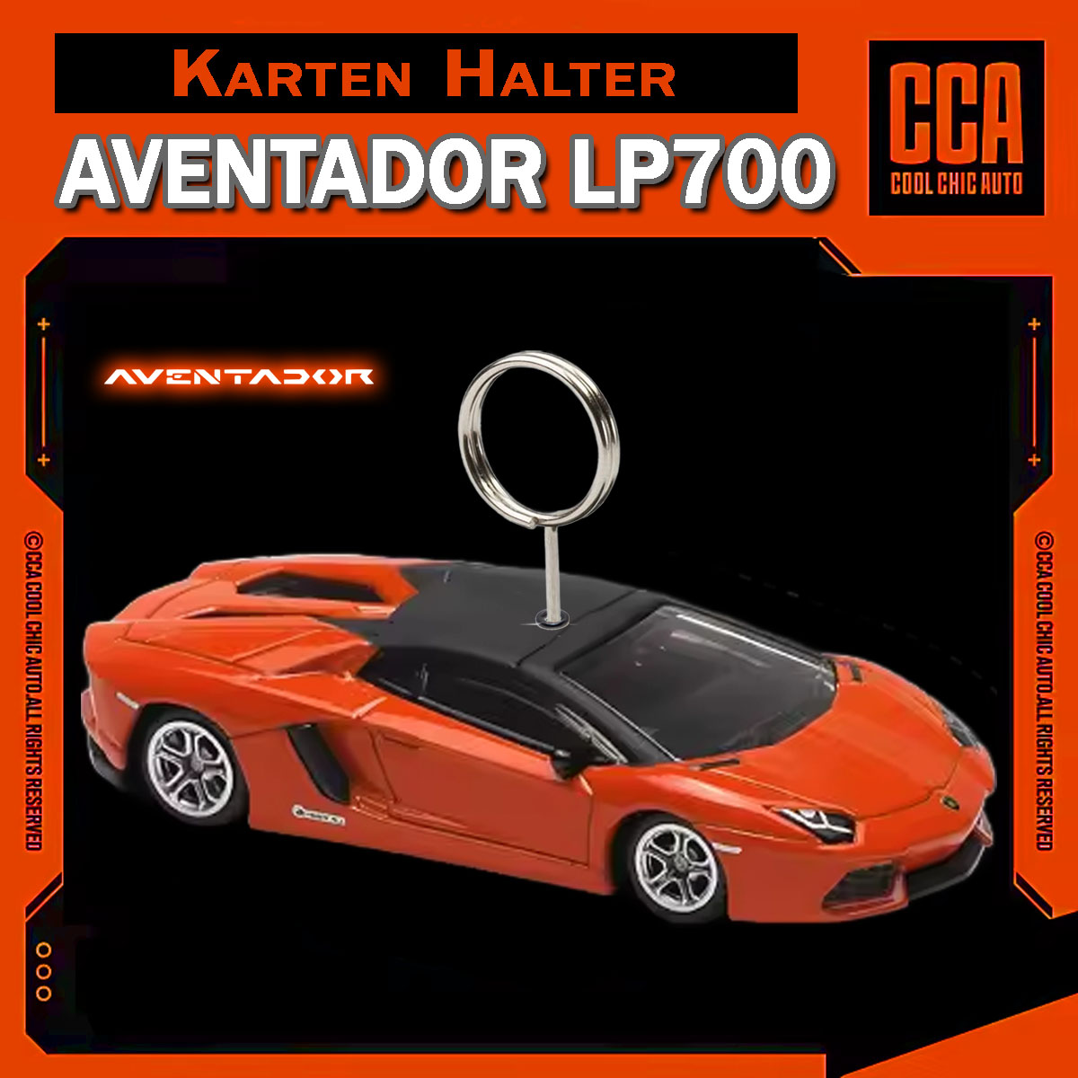 Lamborghini Aventador LP700-4 - Kartenhalter-1
