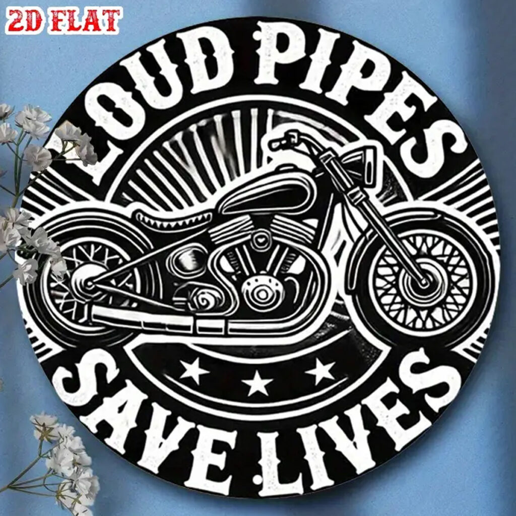Retro Vintage Schild Loud Pioes1