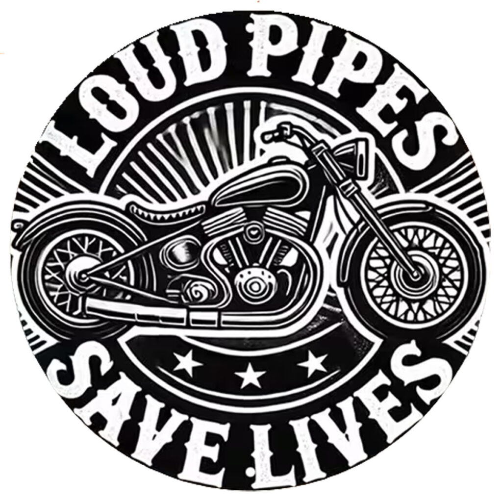 Retro Vintage Schild Loud Pioes