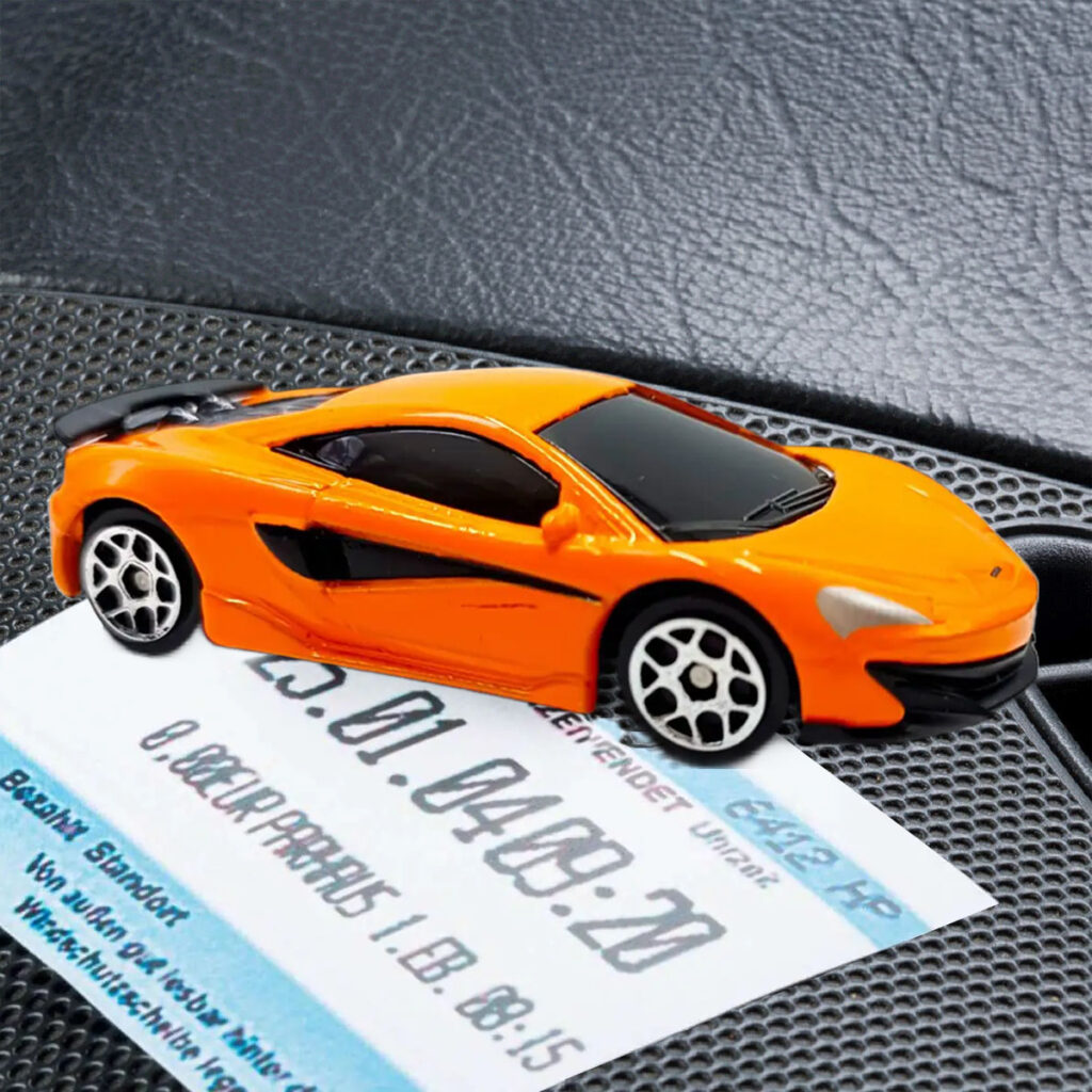 McLaren 500 LT - Parkscheinhalter (orange)1