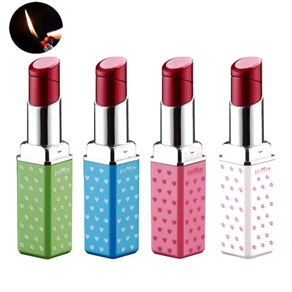 Gas Feuerzeug - Lippenstift Design 21