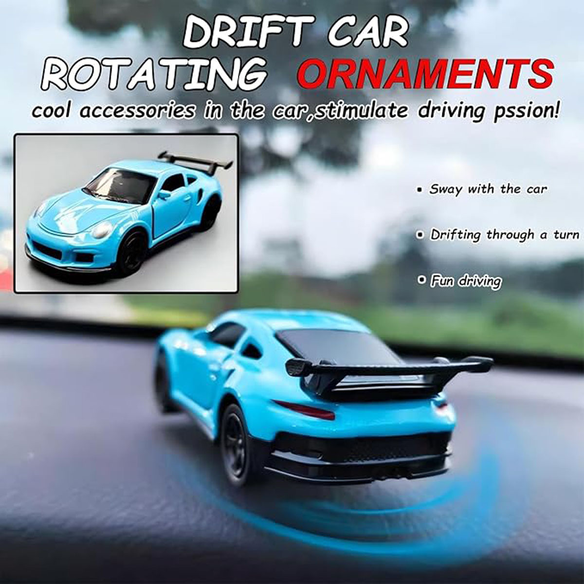 Drift Car - Armaturenbrett-Dekoration-1